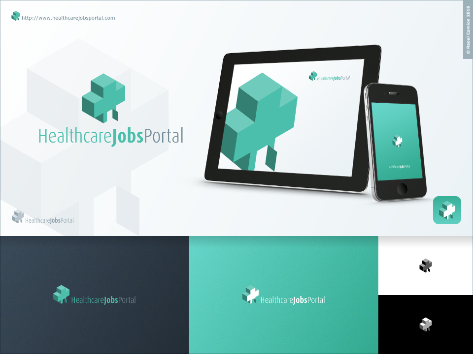 Logo Design by Raoul Camion for healthcarejobportal.com | Design #15008202