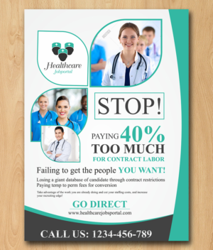 Diseño de Logo por ecorokerz para healthcarejobportal.com | Diseño #14608157