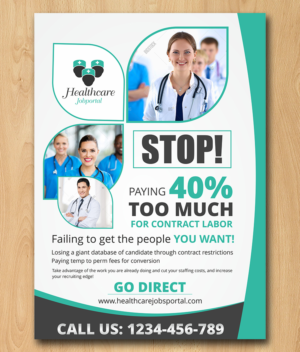 Logo Design by ecorokerz for healthcarejobportal.com | Design: #14608158