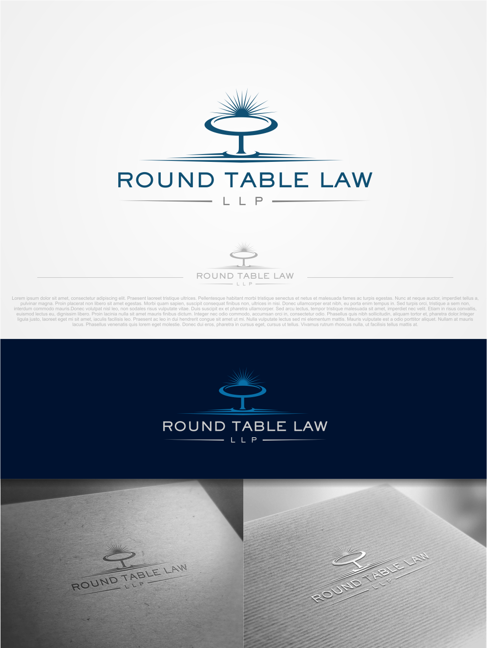 Logo Design by artswolf for Round Table Law LLP | Design #14730308