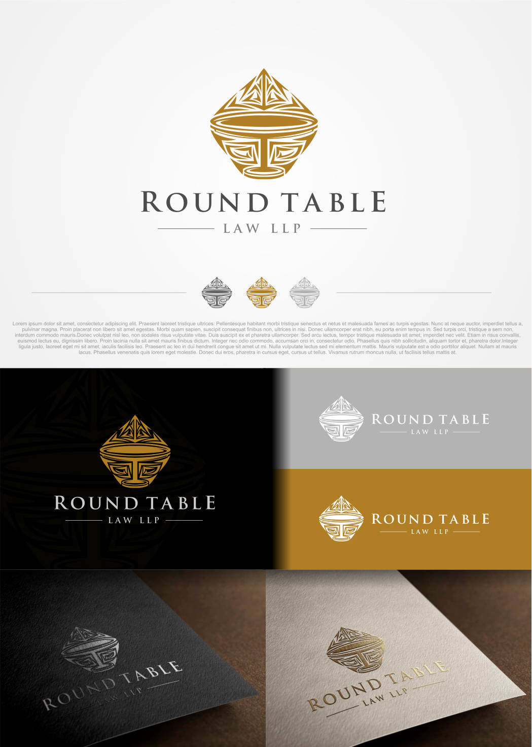 Design de Logo par artswolf pour Round Table Law LLP | Design #14730309