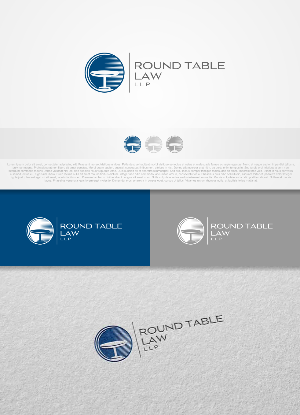 Design de Logo par artswolf pour Round Table Law LLP | Design #14730310