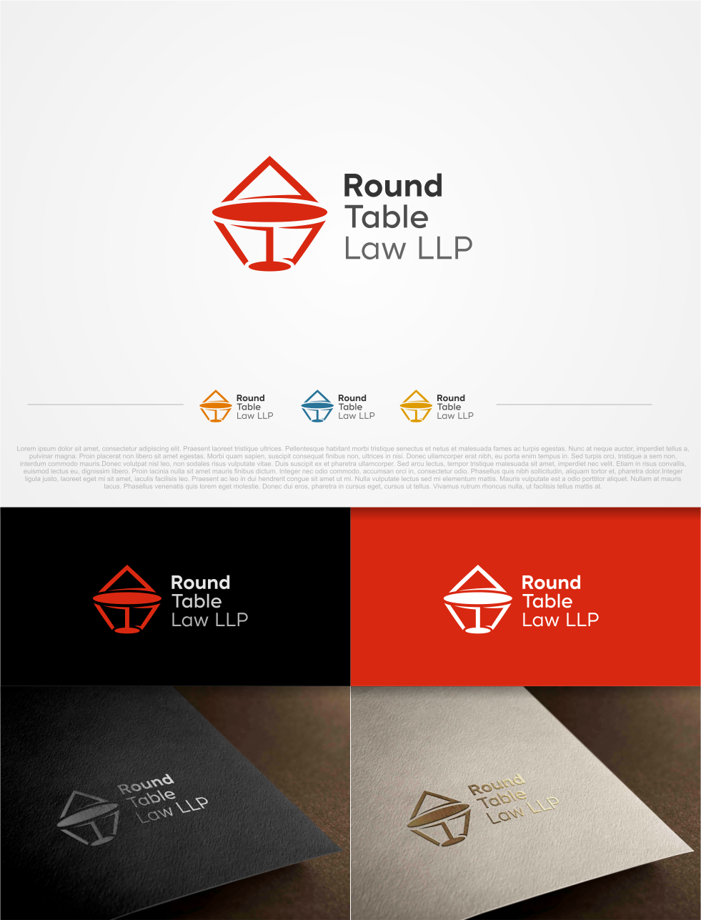 Design de Logo par artswolf pour Round Table Law LLP | Design #15281322