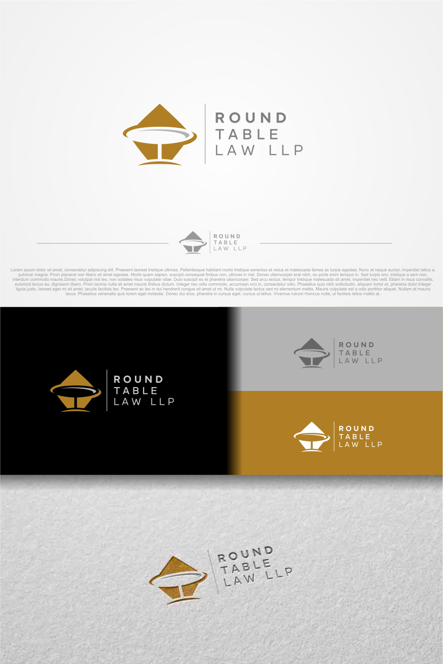 Logo Design by artswolf for Round Table Law LLP | Design #15281323