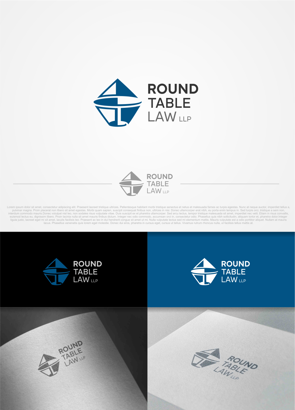 Logo-Design von artswolf für Round Table Law LLP | Design #15281329
