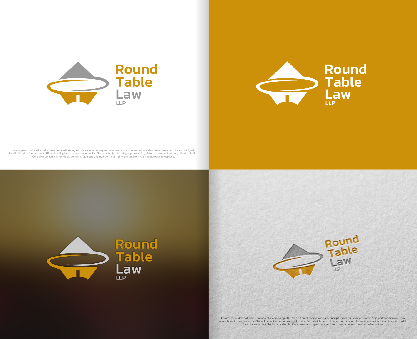 Logo Design by artswolf for Round Table Law LLP | Design #15366946