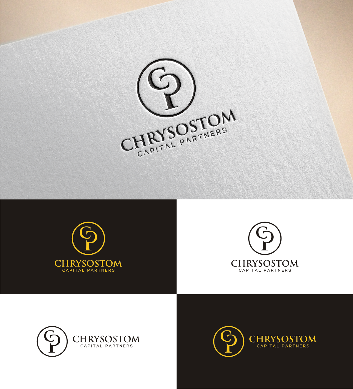 Logo Design by MKR for Chrysostom Capital Partners | Design #14609717