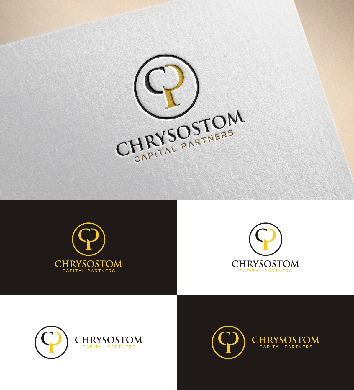 Logo Design by MKR for Chrysostom Capital Partners | Design #14675228