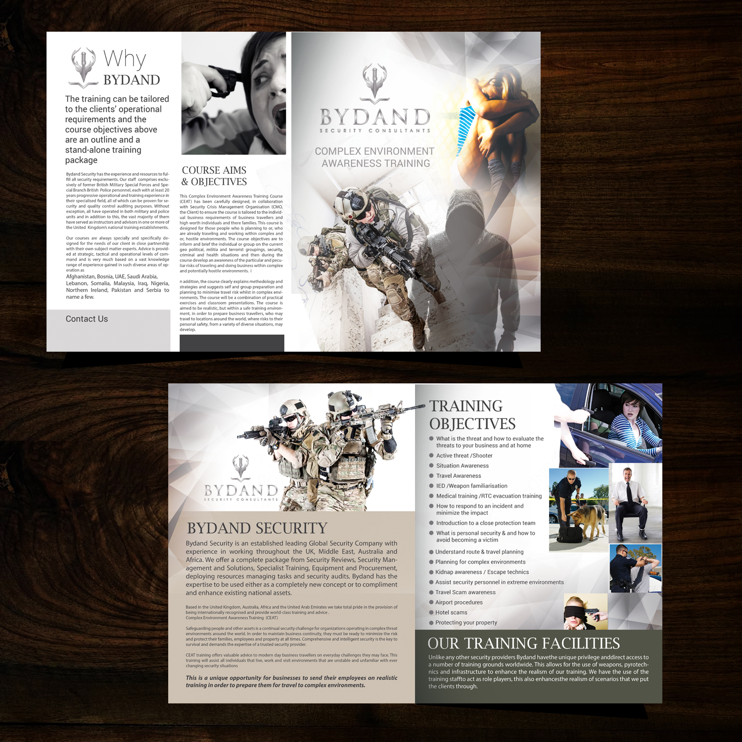 Flyer Design by uk for Bydand Security Consultants | Design #14609862