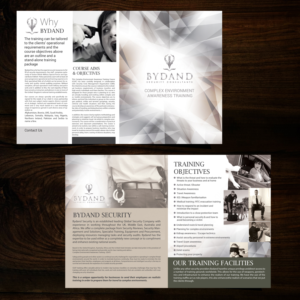 Flyer Design by uk for Bydand Security Consultants | Design: #14625140