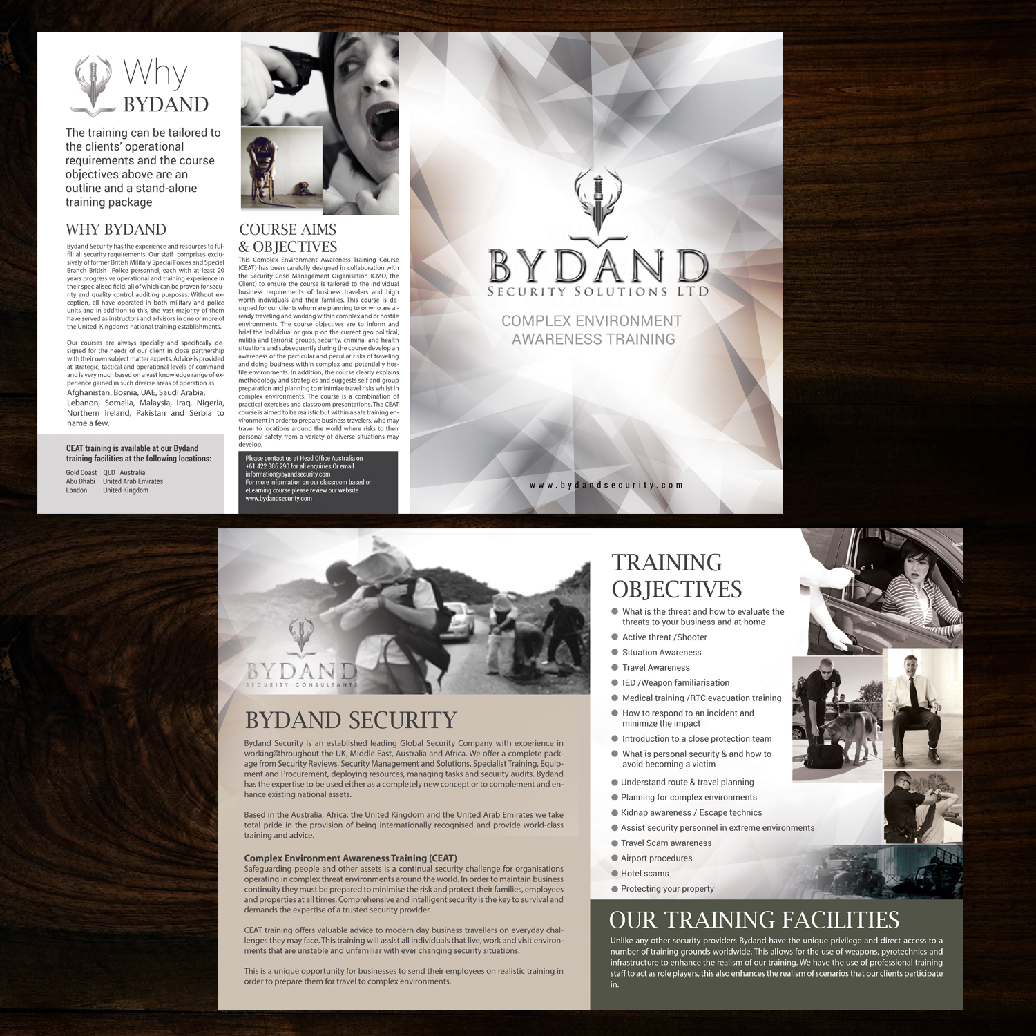 Flyer Design by uk for Bydand Security Consultants | Design: #15134172