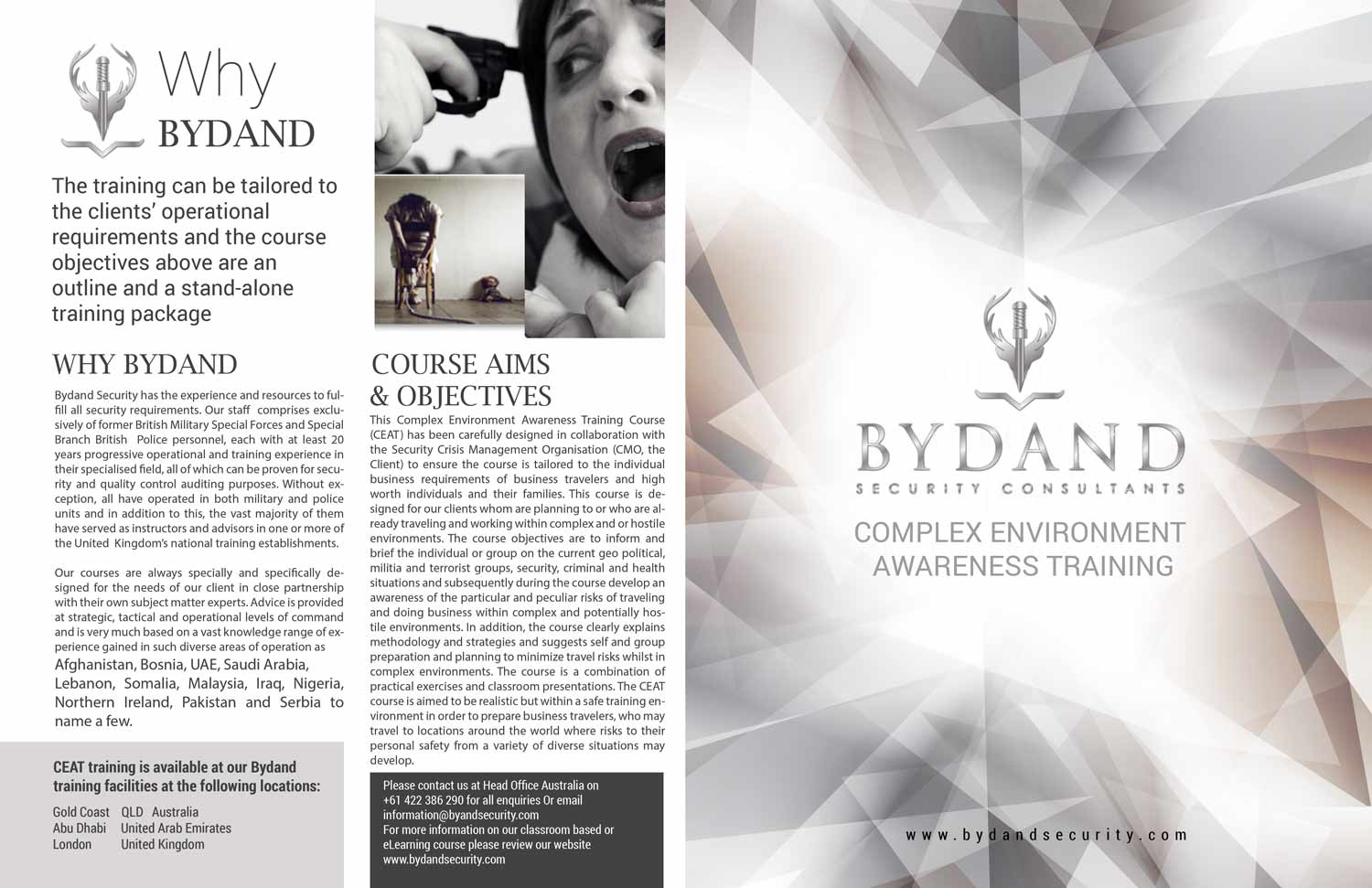 Flyer Design by uk for Bydand Security Consultants | Design #15328010