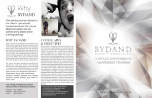 Flyer Design by uk for Bydand Security Consultants | Design: #15328010