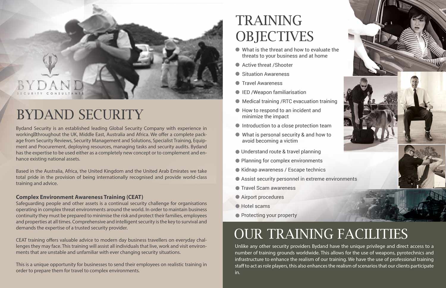 Flyer Design by uk for Bydand Security Consultants | Design #15328012