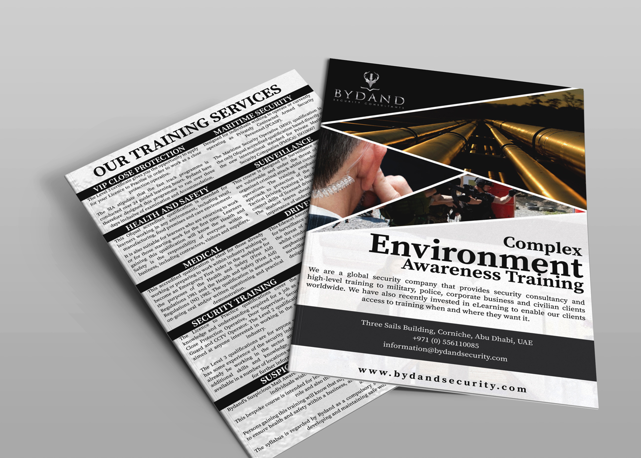 Flyer-Design von Impressive Sol für Bydand Security Consultants | Design #14618162