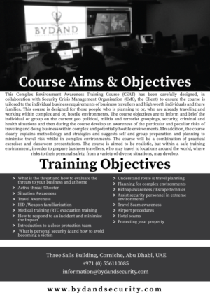 Diseño de Flyer por Black Stallions Impressive Solutions para Bydand Security Consultants | Diseño #14644672