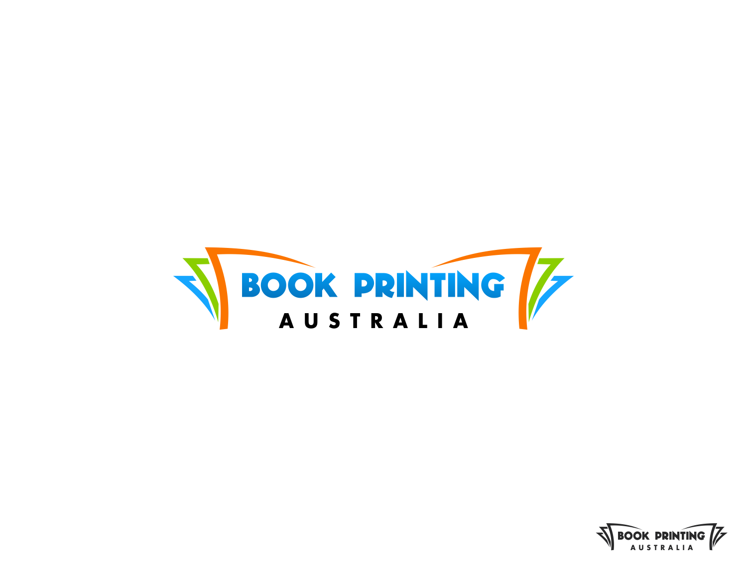 Logo Design by Mathan Jawahar for book printing australia | Design #14616674