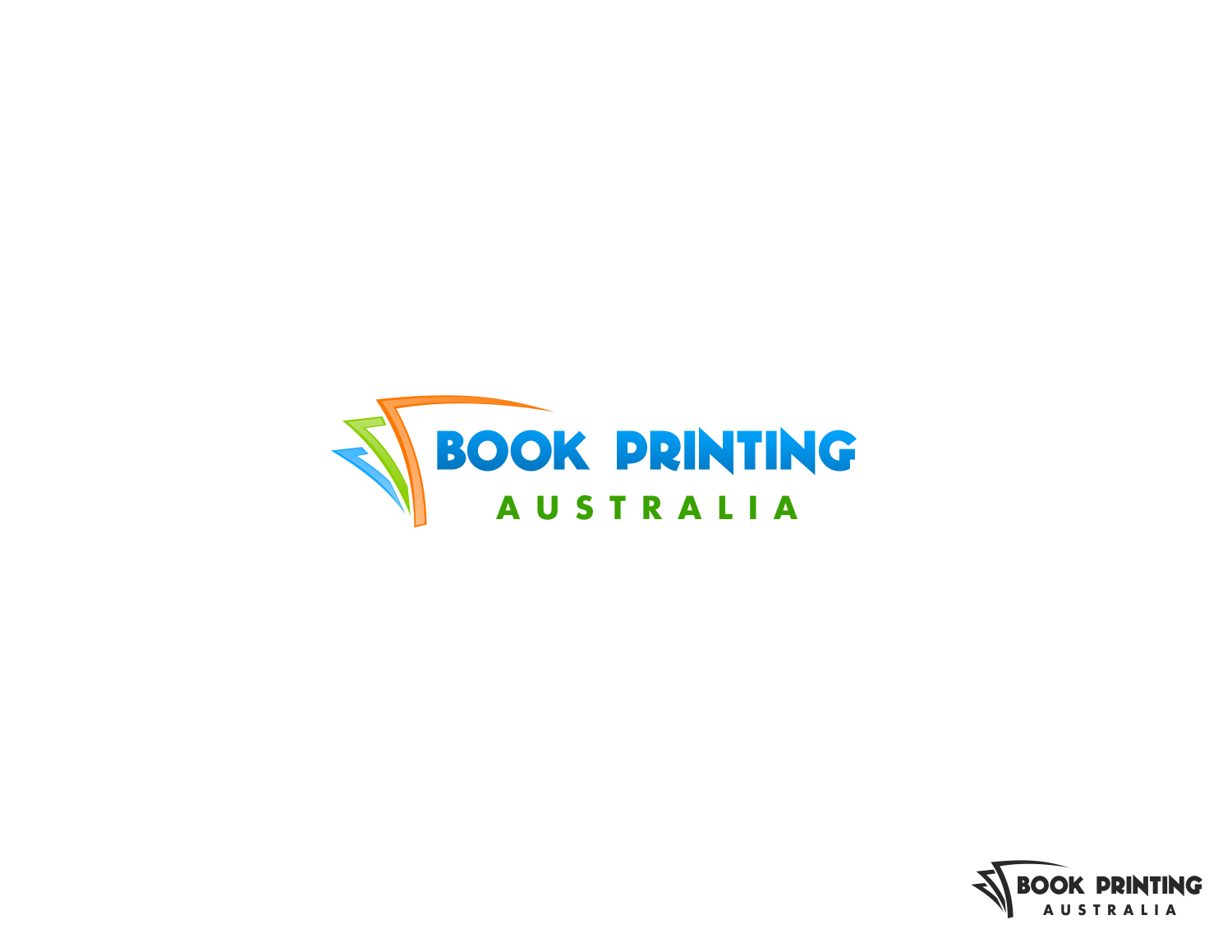 Logo Design by Mathan Jawahar for book printing australia | Design #14616675