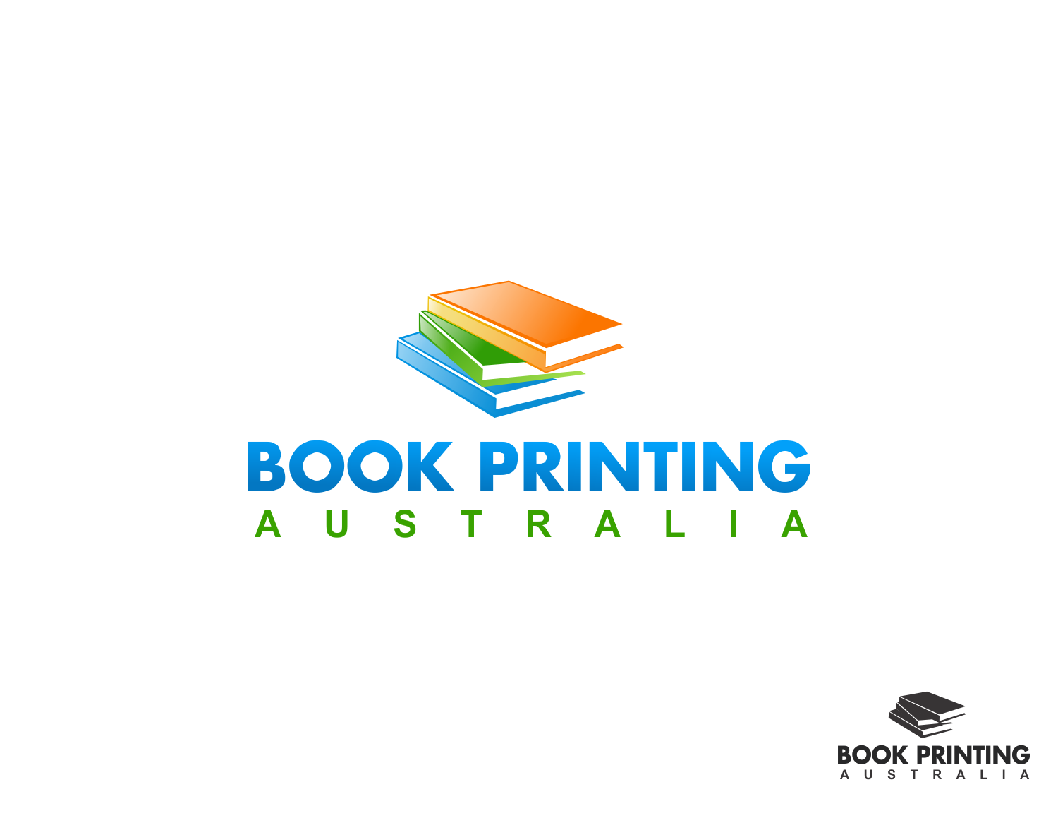 Logo Design by Mathan Jawahar for book printing australia | Design #14616676