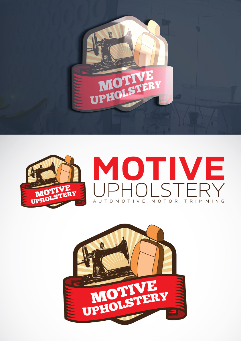 Logo Design by TheCrowd for Motive Upholstery  | Design: #14915269