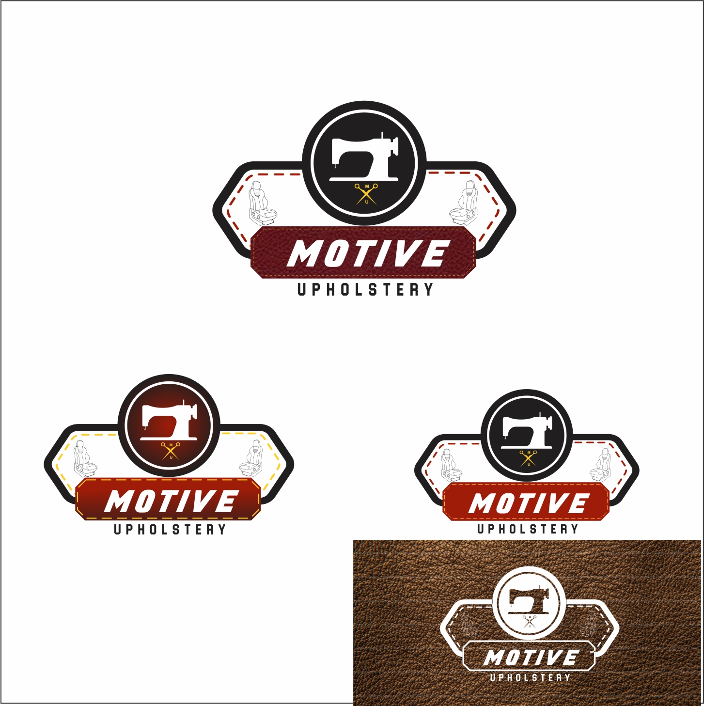 Bold, Modern, Automotive Logo Design for Motive Upholstery by fumbh