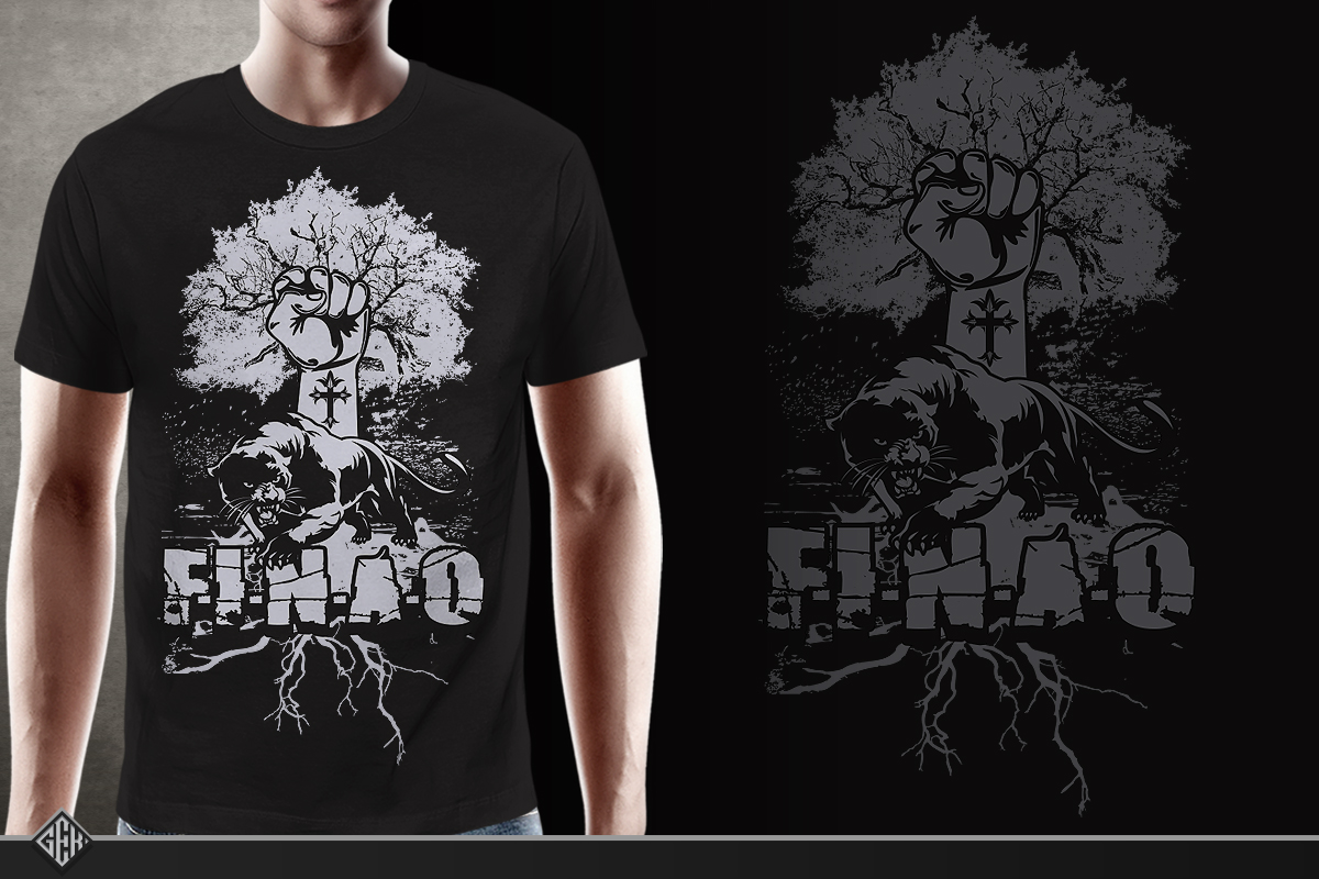 Design de T-shirt par gekgrfx pour F.I.N.A.O. apperal  | Design #14632231
