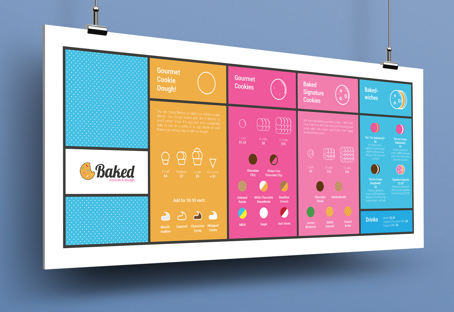Menü-Design von Entrepreneurs and Innovators für Baked | Design #14643251