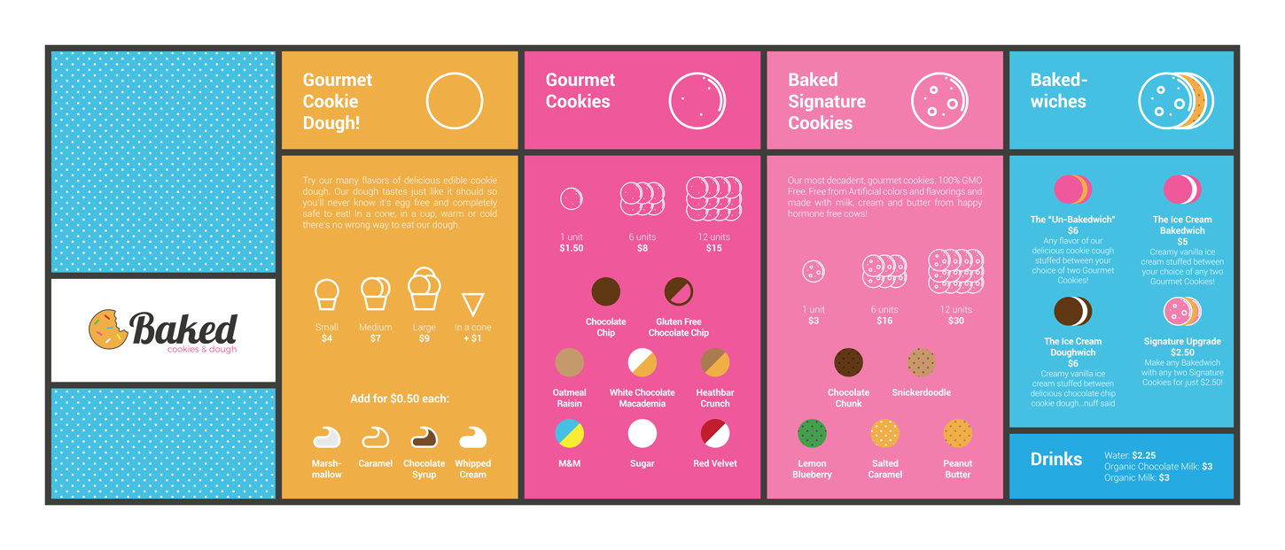 Menü-Design von Entrepreneurs and Innovators für Baked | Design #14643253