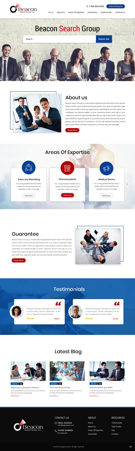 Wordpress Design by pb for this project | Design #20593789