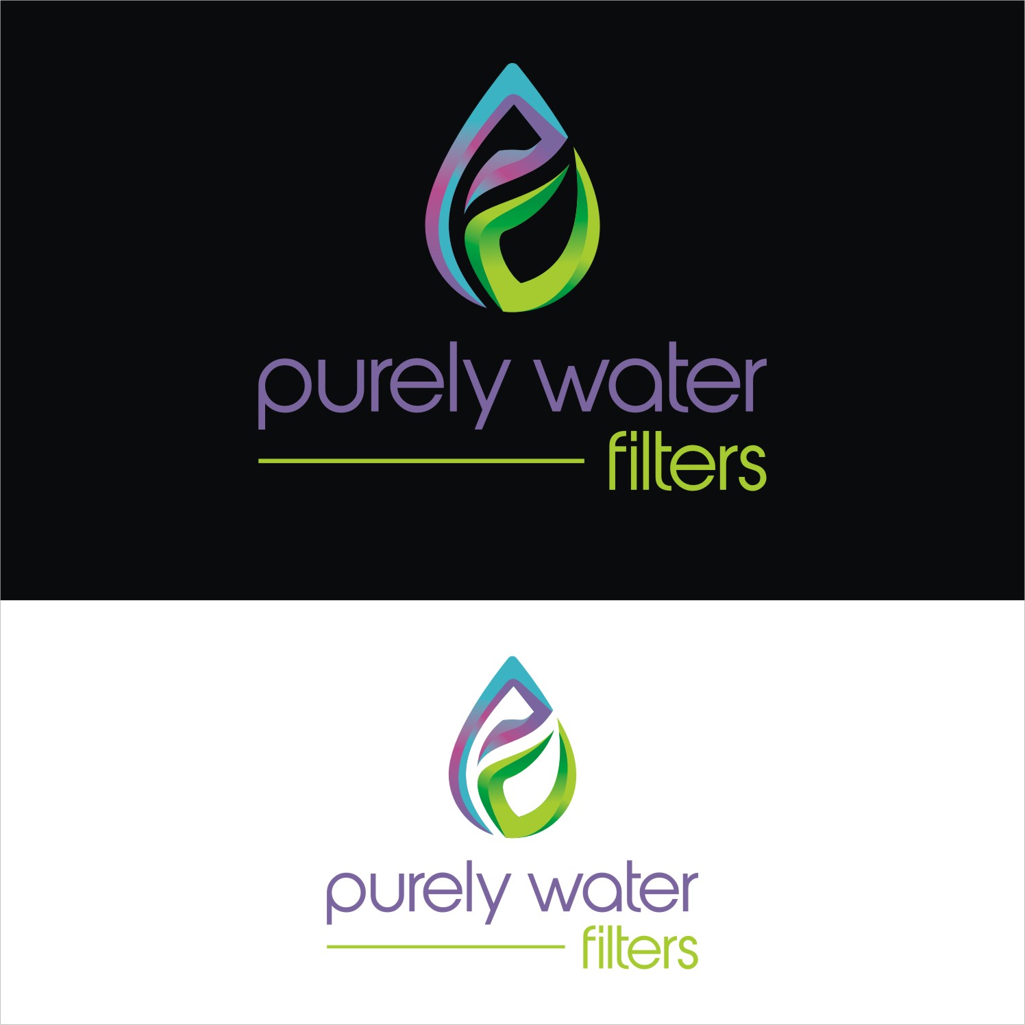 Logo Design by Actives for Purely Water Filters | Design #14657223