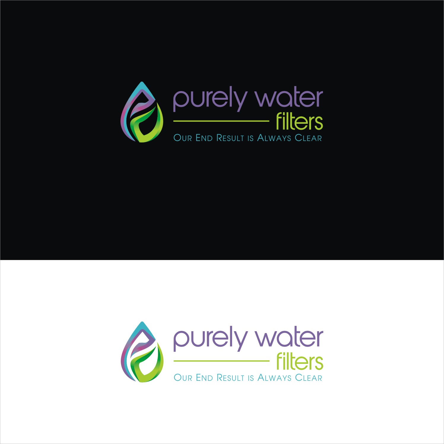 Logo Design by Actives for Purely Water Filters | Design #14880016