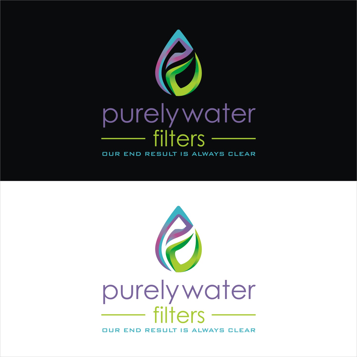Logo Design by Actives for Purely Water Filters | Design #15197978