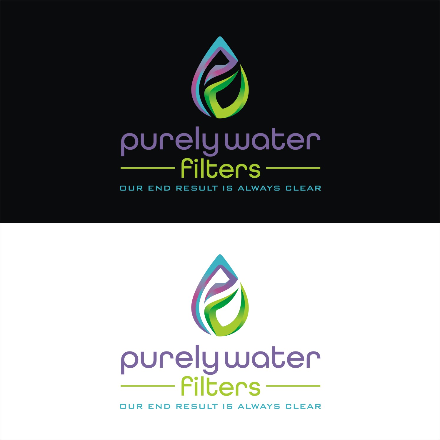 Logo Design by Actives for Purely Water Filters | Design #15197979