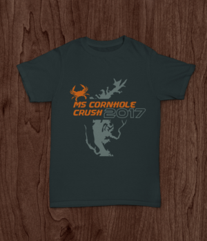 Cornhole Tournment Fundraiser T-shirt Design