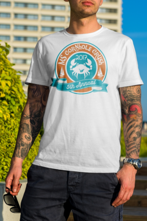 Cornhole Tournment Fundraiser T-shirt Design | Diseño de Camiseta por Kero