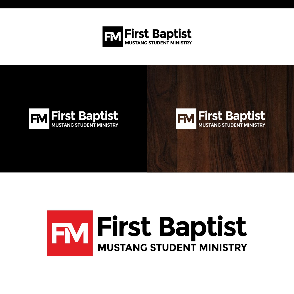 Logo Design by webeezine for First Baptist Mustang Student Ministry | Design #14609598