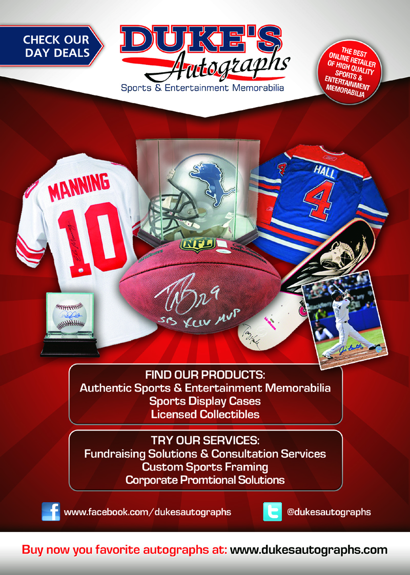 Flyer Design by Andreev for Duke's Autographs | Design #566631