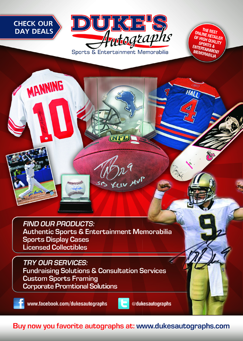 Flyer Design by Andreev for Duke's Autographs | Design #566634