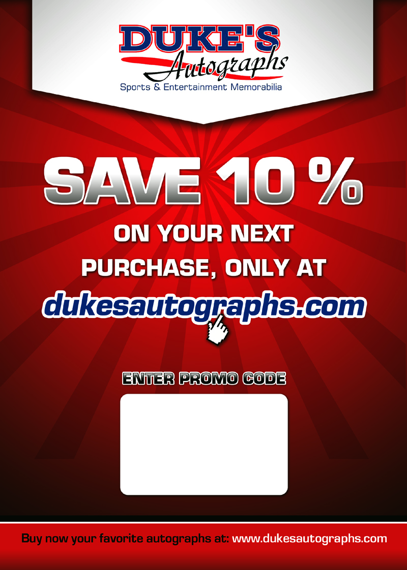 Flyer Design by Andreev for Duke's Autographs | Design #567413