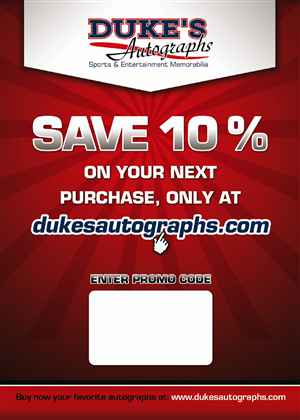 Flyer Design by Andreev for Duke's Autographs | Design: #567413