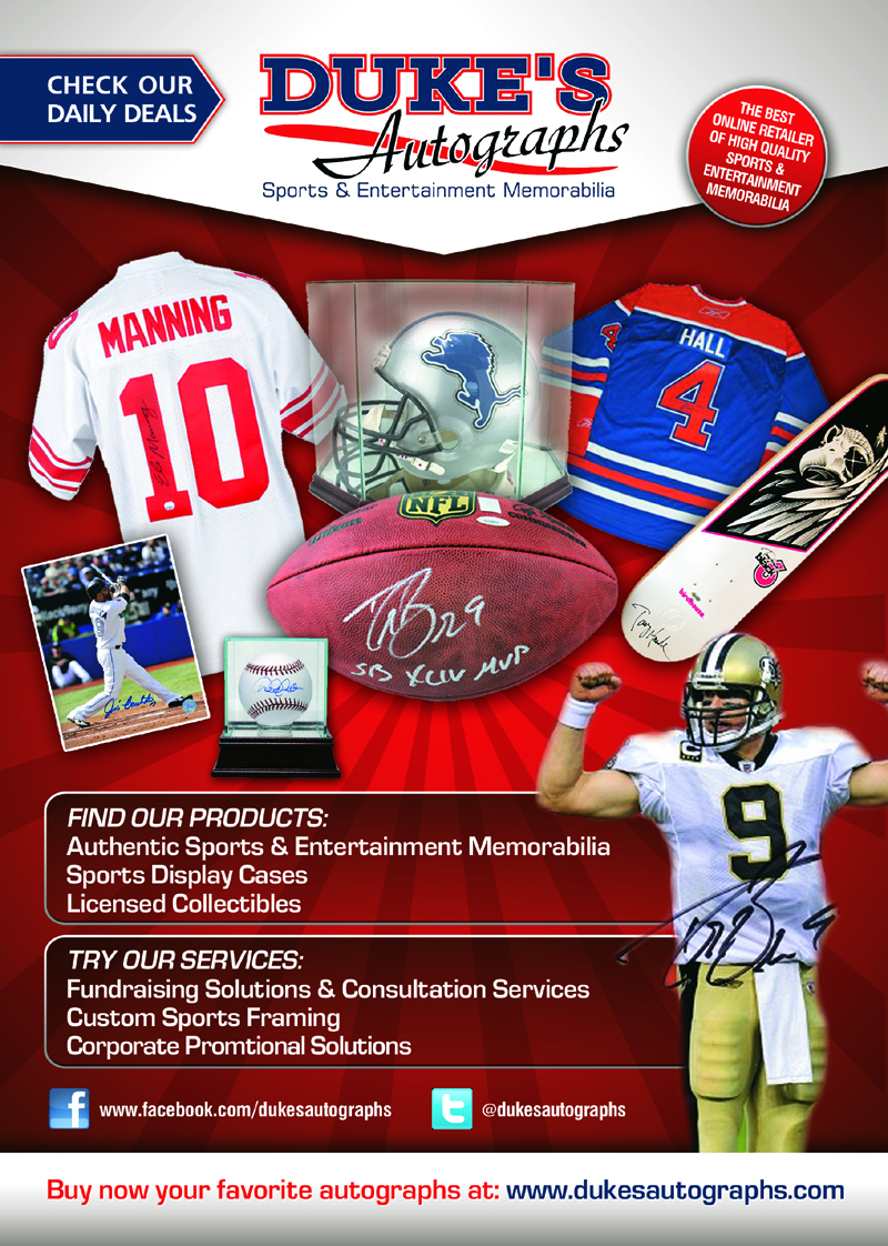 Flyer Design by Andreev for Duke's Autographs | Design #567414