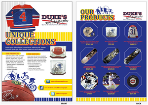 Flyer Design by ReverieLab for Duke's Autographs | Design #567454