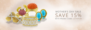 Mother's Day Sale Banner Ad For Jewelry Site