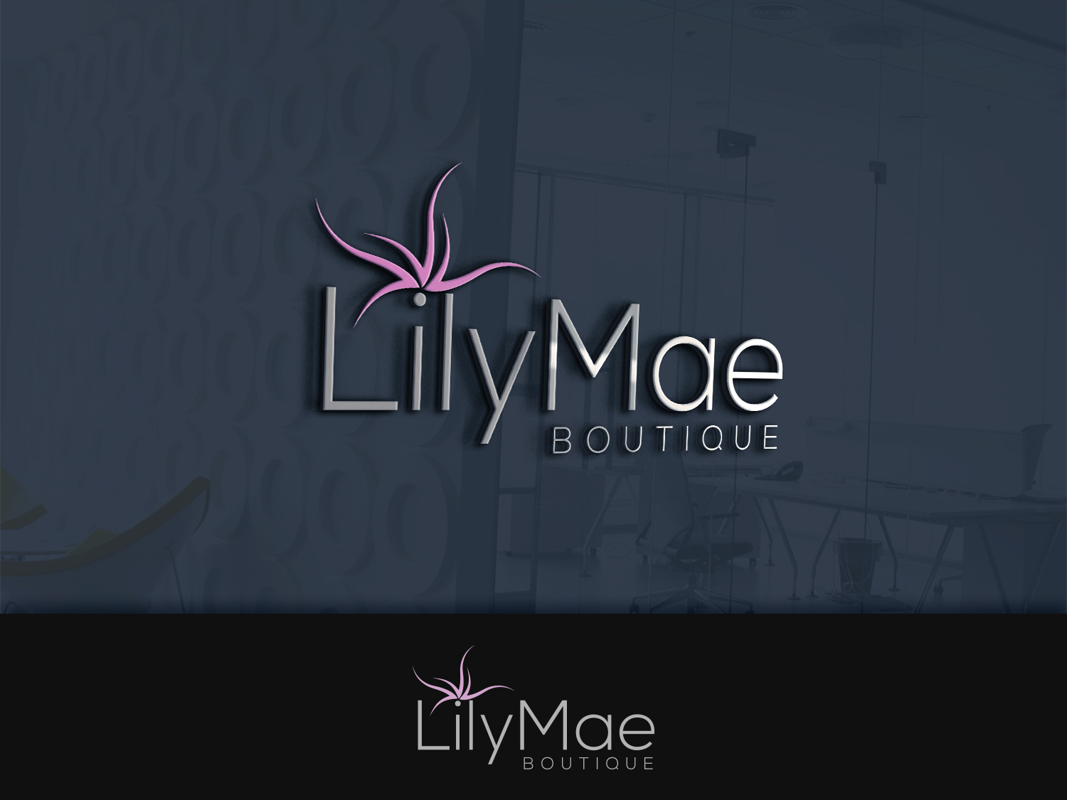 Diseño de Logo por IMD-HUB para Lily-Mae Boutique  | Diseño #14613815