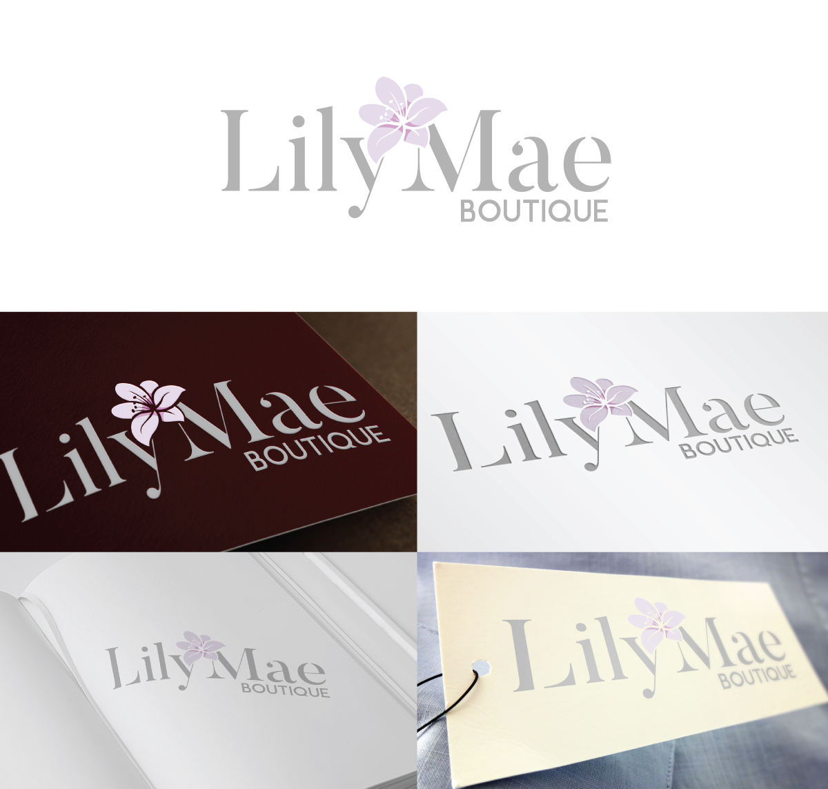 Diseño de Logo por coo.lt para Lily-Mae Boutique  | Diseño #14614454