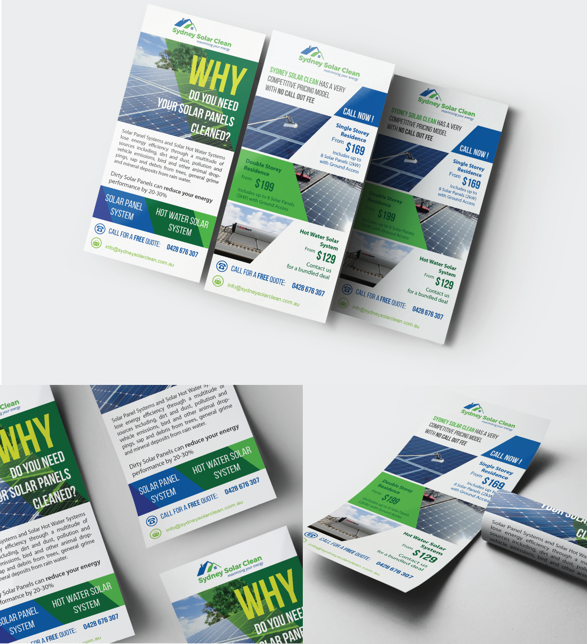 modern professional business flyer design for a company by