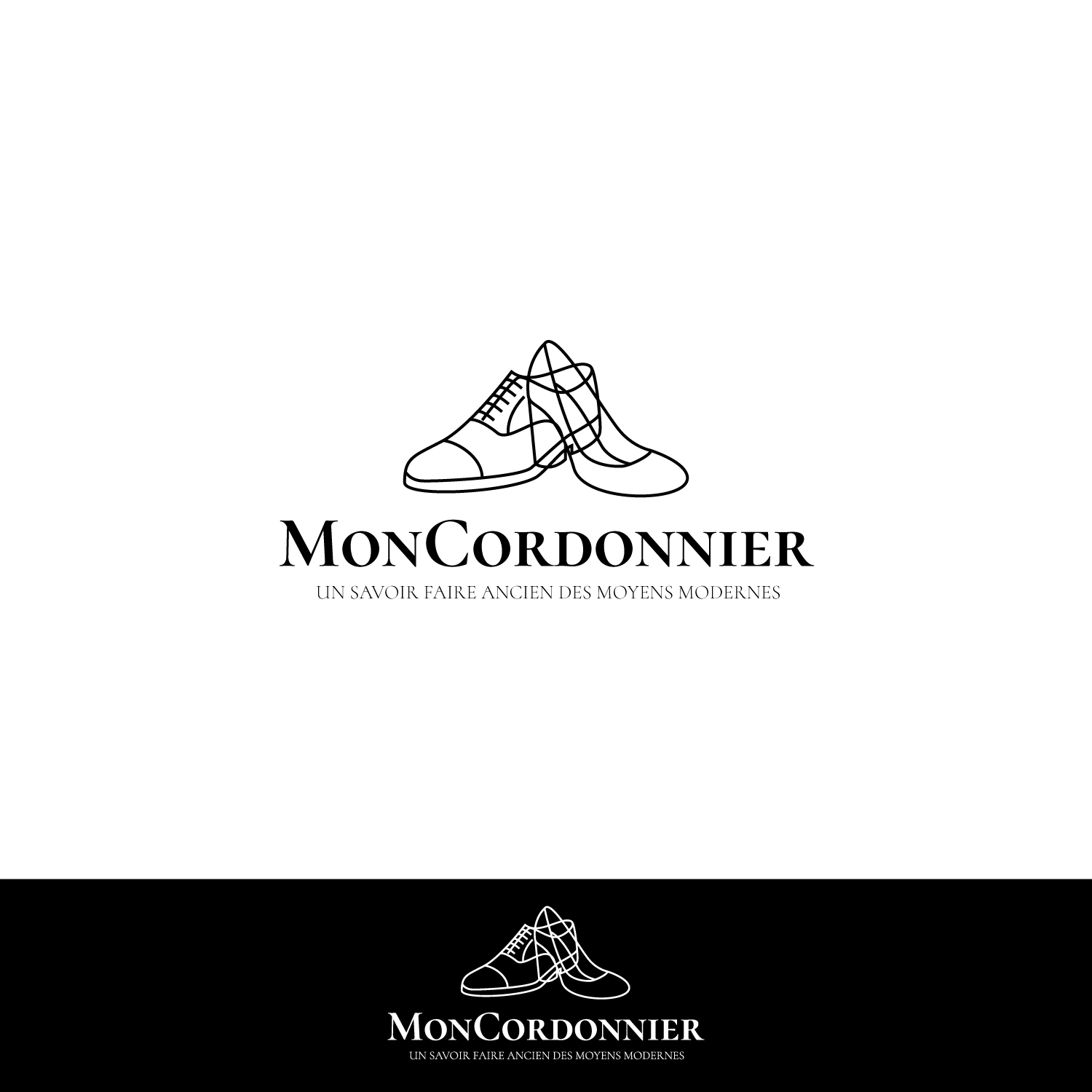 Logo Design by Ellie Afonso for MonCordonnier.com | Design #14640270