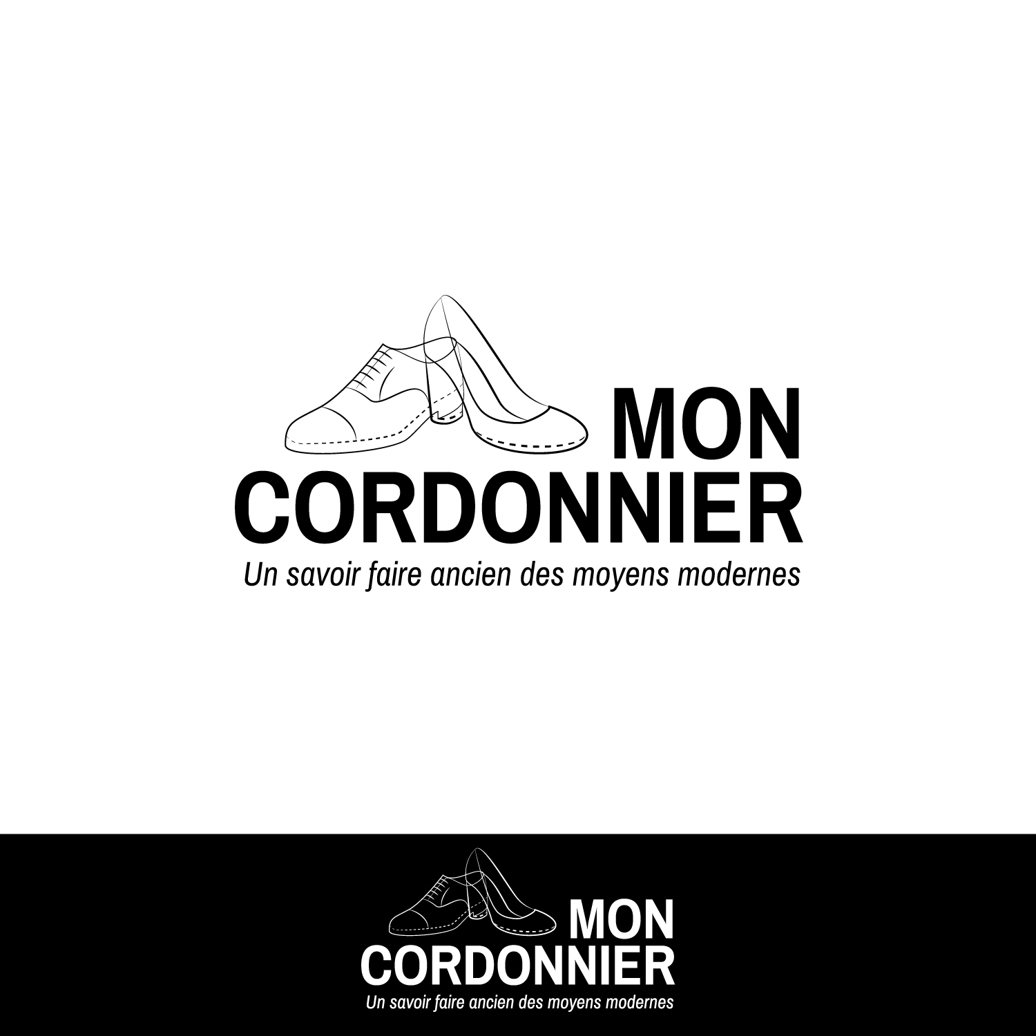 Logo Design by Ellie Afonso for MonCordonnier.com | Design #14640320