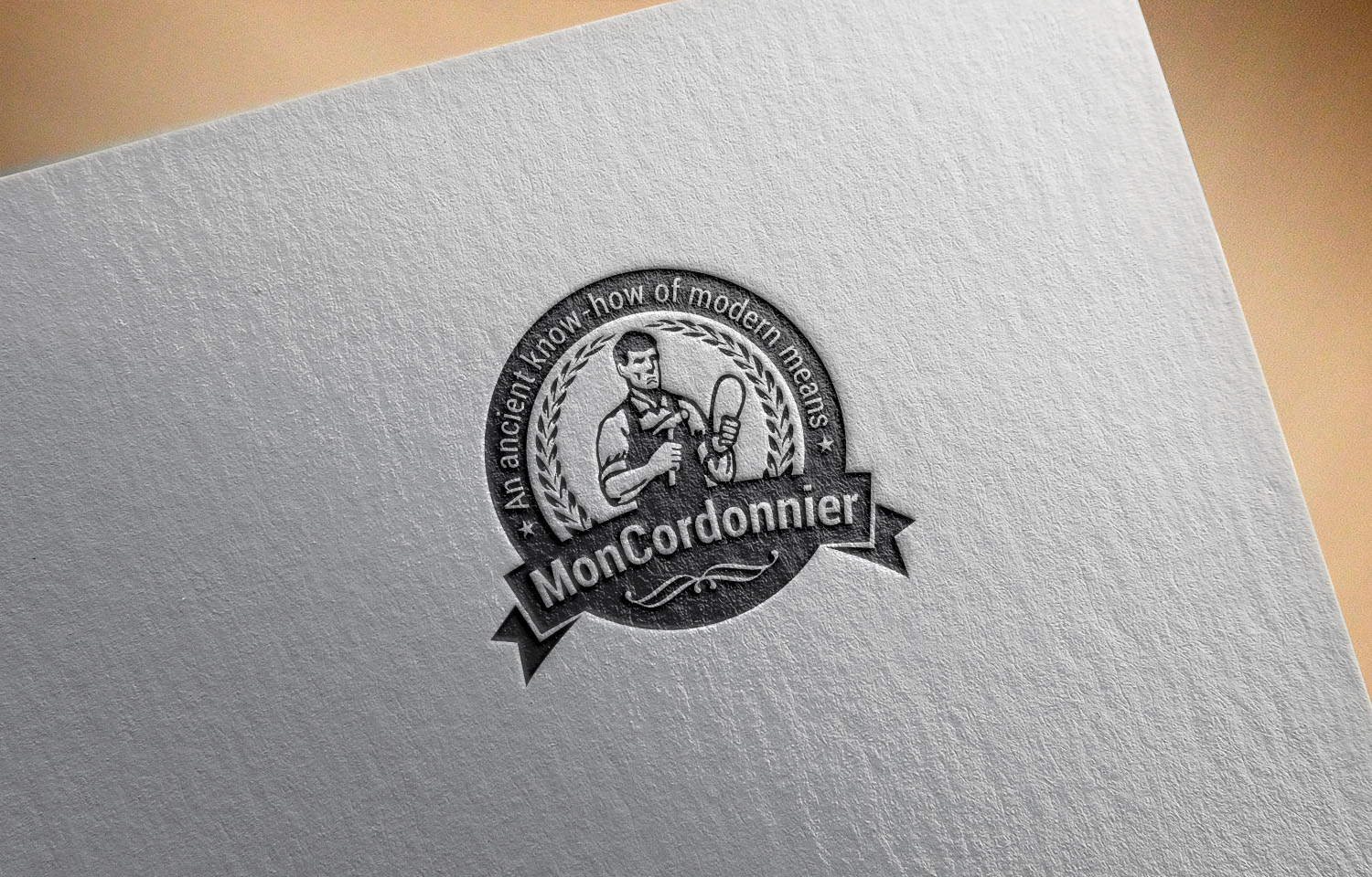 Logo Design by Khalik for MonCordonnier.com | Design #14622106