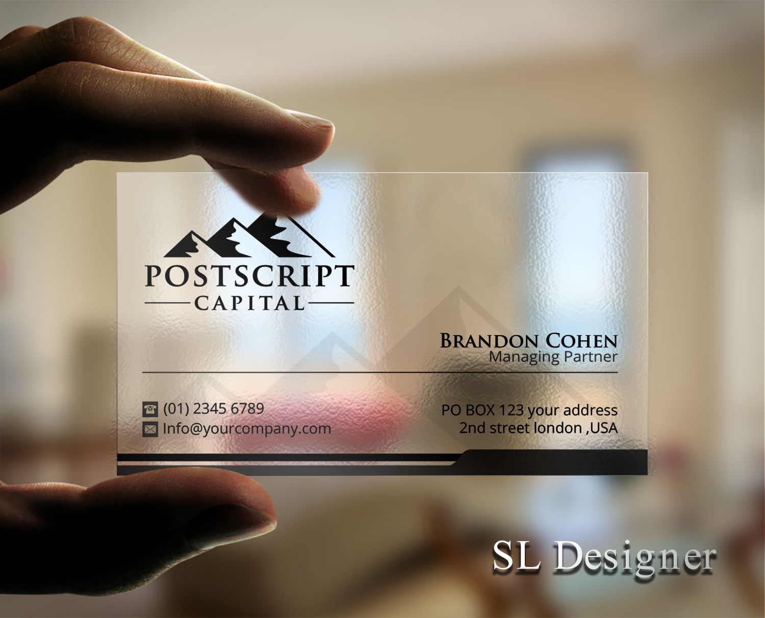 Business Card Design by SL Designer for this project | Design #14614507